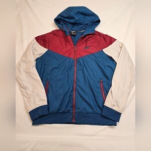 Nike windrunner colorblock wind breaker zip up jacket